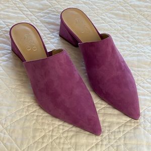 NWT Franco Sarto - Rianan Suede Block Heel Mule